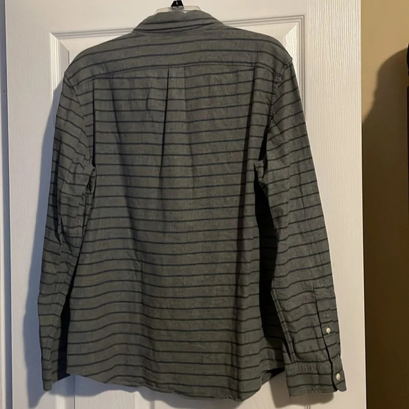 Vineyard Vines Slim Longshore Shirt men’s gray button down shirt size medium - Picture 6 of 8